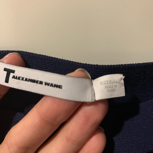 T Alexander Wang Blue Midi Dress - Picture 5 of 7